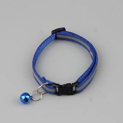 Adjustable Reflective Nylon Cat Collar Bell For kitten Small Dog Puppy Pet
