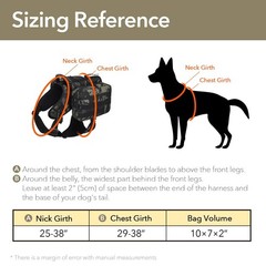x Jumahe Dog Hiking Backpack for Large/Giant Dogs – 2 Spacious Side Bags,