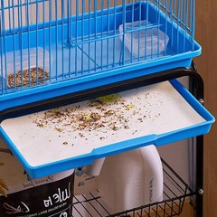 200 Pcs Bird Cage Liners 11×20″ Disposable Absorbent Paper Pads for Pet Birds