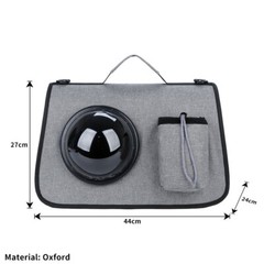 Premium Quality Cat Carrier Bag Breathable Comfortable Stylish Solid Color ET