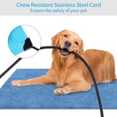 Pet Heating Pad for Cats Dogs Indoor Outdoor Waterproof Electric 17.7 x 17.7