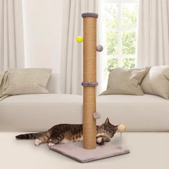 Tall Cat Scratching Post 36 in Large Cat Scratch Post for Indoor Cats with