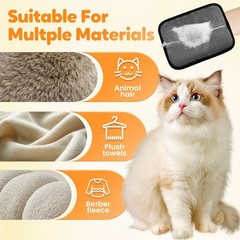 Pet Hair Removal Gloves Brush,Magic Brush,Upgraded Thickened Black