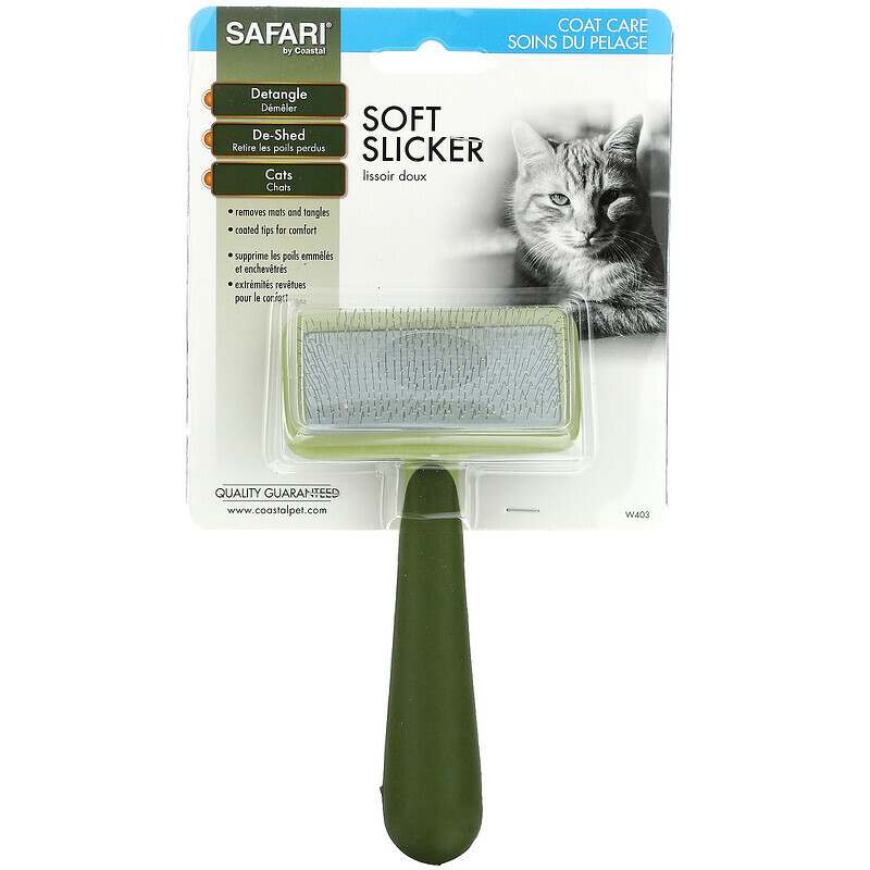 Coastal Safari Cat Soft Slicker Brush, One Size