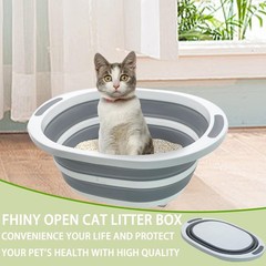 Low Entry Cat Potty Pan – Stylish & Functional for Kittens and Senior Cats