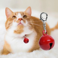 Pet Bells for Cat Dog, 10 PCS Cat and Dog Round Bells for Collar with Loud