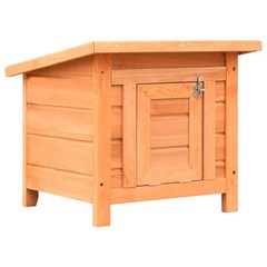 Cat House Solid Pine & Fir Wood 19.7″x18.1″x17.1