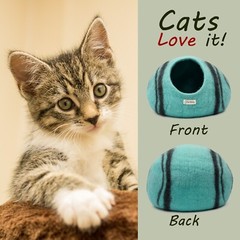 Cat Cave Bed USA SELLER Felt Cat Toy House Cave Bed/Pet house/Pet bed