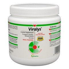 Vetoquinol Viralys – Lysine Supplement for Cats & 100 Grams, Premium pack