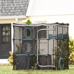 NEW,Outdoor Catio Furniture and Play Kits for Cats, Outdoor Mega Kit！
