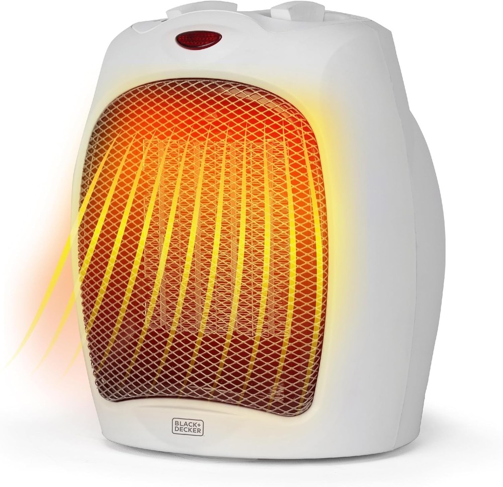 BLACK+DECKER Portable Space Heater, 1500W Small Space Heater with Overheat Prote