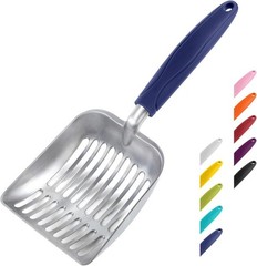 Heavy Duty Aluminum Alloy Cat Poop Scooper – Deep Design & Ergonomic Handle