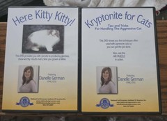 NCGI Cat Grooming DVDs Danelle German Here Kitty Kitty + Kryptonite for Cats…