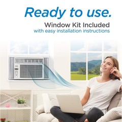 BLACK+DECKER Window Air Conditioner 12000 BTU, AC Window Unit Cools Up to 550 Sq