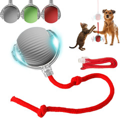 Automatic Rolling Ball Smart Cat Dog Toy Electric Pet Self-moving Kitten Game US