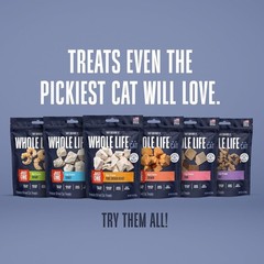 Whole Life Cat Just One Chicken Freeze Dried Cat Treats – Human Grade High Prote