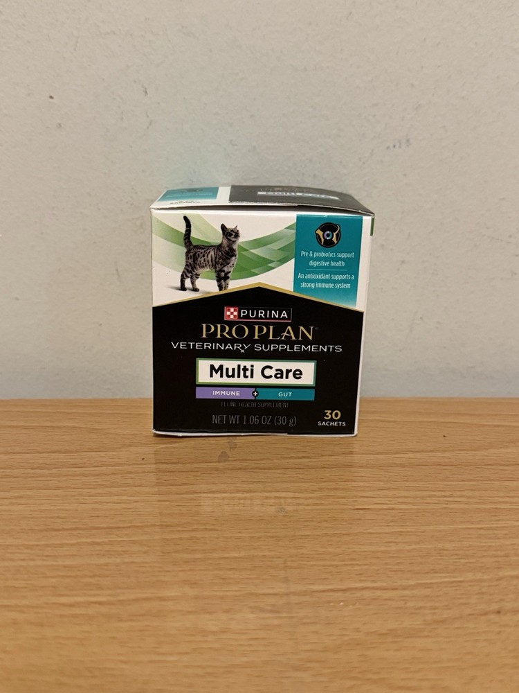 Purina Pro Plan Veterinary Cat Supplements 30 Count Multi Care Feline Digestive