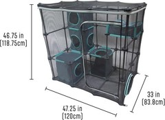 NEW,Outdoor Catio Furniture and Play Kits for Cats, Outdoor Mega Kit！