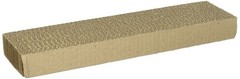 WARE Single Wide Corrugated Replacement Scratcher Pads for Cats Single, Brown