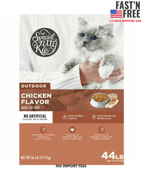 Special Kitty Outdoor Formula Dry Cat Food, 44 lb Bag