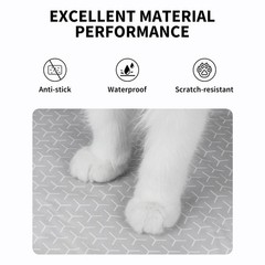 PETKIT Waterproof Leakproof Litter Box Mat, Anti-Stick/Scratch-Resistant