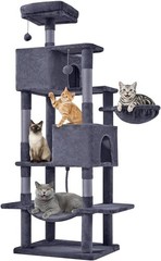DUMOS Large 66 Inch Cat Tree Tower Multi Level Climbing Furniture