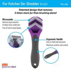 Ergonomic Handle Cat Grooming De-Shed Tool
