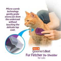 Ergonomic Handle Cat Grooming De-Shed Tool
