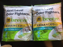 2 New 3.5 Lb Tidy Cat Breez Litter Pellets Active Clean Scent 2 Aurora Pet Wipes