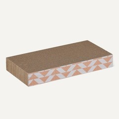 Cat Scratching Post, Cat Scratch Pad for Indoor Cats with Catnip, Single Layer