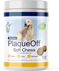 ProDen PlaqueOff Soft Chews with Natural Kelp – for Large & Giant Breed Dogs – S