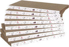 8 Packs in 1 Cat Scratch Pad, Cat Scratcher Cardboard,Reversible,Durable Recycla