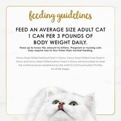 Purina Fancy Feast Grilled Wet Cat Food Seafood Collection in Variety Pack 3Cans