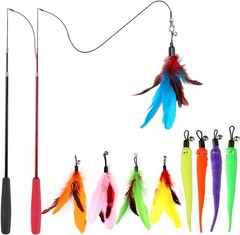 Interactive Cat Toys – 0, Black Red Pink Orange Yellow Green Blue Multi