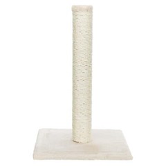 Parla Sisal 24.5″ Cat Scratching Post with Plush Base, Gray