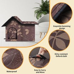 Large Outdoor Cat House Weatherproof, Houses for Outdoor Cats Feral, Collapsi…