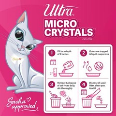 Ultra Micro Crystals Cat Litter – 99.9% Dust Free, Soft on Paws, Fragrance Fr…