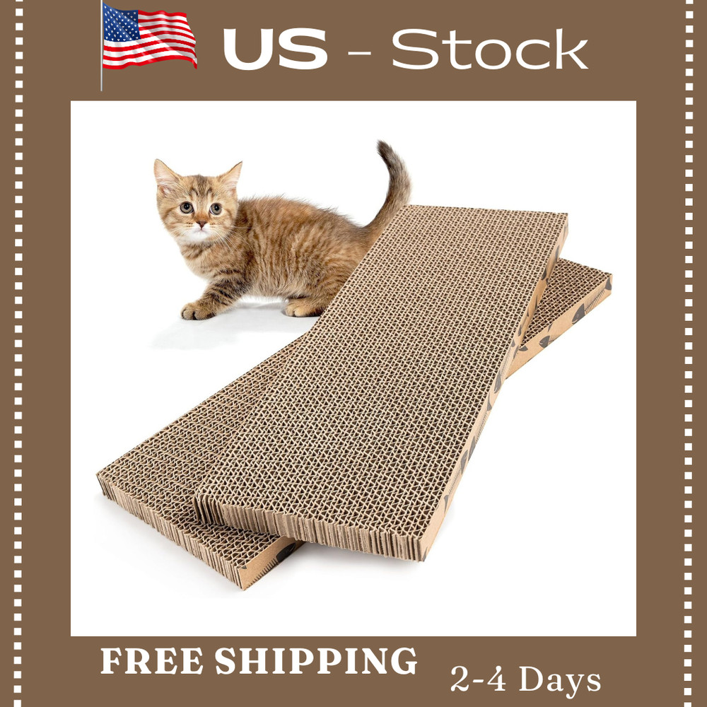 Splicing Cat Scratch Pad: Cat Scratchers for Indoor Cats and Kitten, 2 Pack Cat