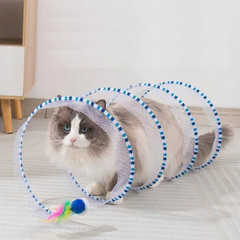 Cat Kitten Tunnel Toy Packable Collapsible Puppy Rabbits Guinea Pigs USA Seller