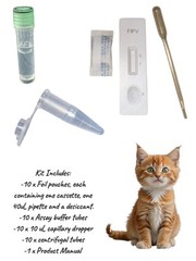 Feline Infectious Peritonitis Single Snap Test, (FiPV Ab), Box/10, FREE SHIPPING
