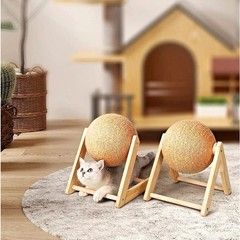 Pet Cat Scratching Ball Kitten Sisal Rope Grinding Paws Claw Interactive Pet Toy