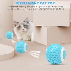 Durable Electric Cat Ball with Motion Sensor – Engaging Toy for Active Cats