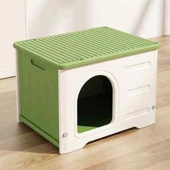 Small Cat Dog House Pet Shelter Stray Waterproof Rainproof Outdoor Pet Nest
