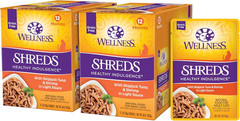 Wellness Healthy Indulgence Shreds Adult Wet Cat Food, Natural, Protein Rich, Gr
