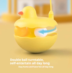 Cat Toys – Interactive Toy For Cat , Kitten Toys, Lightweight Resin Duck Shape F