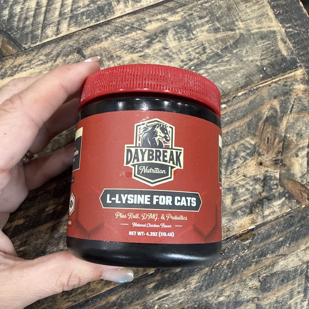 Daybreak Nutrition L-Lysine For Cats Powder Natural Chicken Flavor 4.2oz