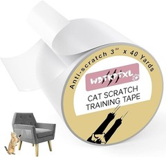 Cat Anti Scratch Tape 3 Inches X 40 Yards Cat Training Clear Double Sided Tape