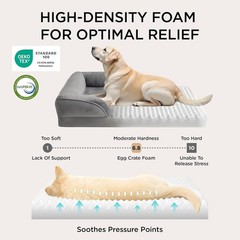 Bedsure XXL Orthopedic Dog Bed for Extra Large Dogs – Washable Giant Dog Cat Bed
