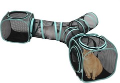 NEW,Outdoor Catio Furniture and Play Kits for Cats, Outdoor Mega Kit！