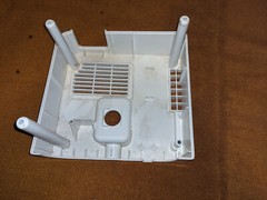 CatGenie 120 Parts: Rear housing of processor unit
